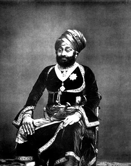 Maharaja Mansinhji of Dhrangadhra, c. 1870s · Wikimedia Commons
